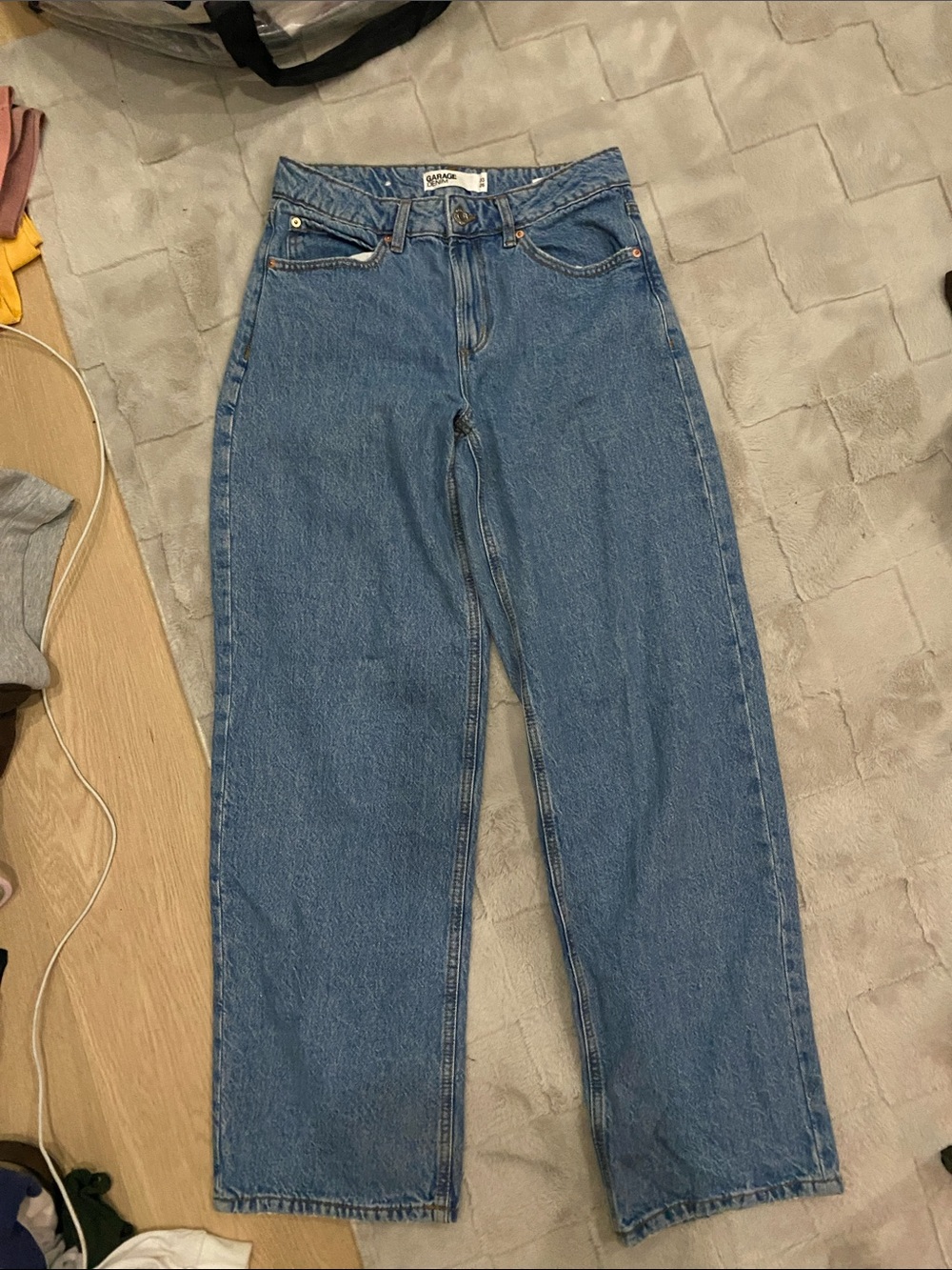 Garage Low Rise Baggy Jeans